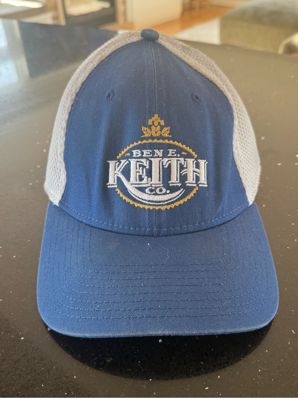 Ben E. Keith Co. Blue & Gray Mesh Back Hat
